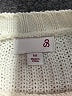 SO 100% Acrylic Color Block White Pullover Sweater Size M - photo 7