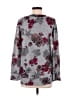 Ellen Tracy Floral Gray Pullover Sweater Size S - photo 2