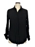 Neiman Marcus 100% Viscose Black Long Sleeve Blouse Size XL - photo 1
