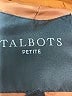 Talbots 100% Polyester Brown Orange Coat Size M Petite - photo 6