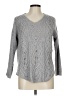 Love Stitch 100% Cotton Gray Pullover Sweater Size L - photo 1