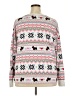 Joyspun Print White Pullover Sweater Size 3X - photo 2