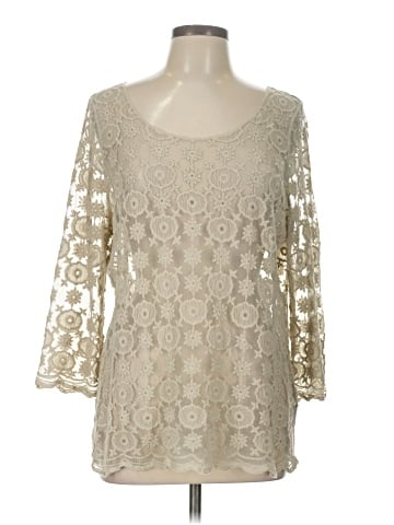 Capri 3/4 Sleeve Top (view 1)