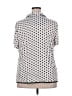 Soma Polka Dots Ivory Short Sleeve Blouse Size XXL - photo 2