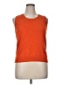 August Silk Orange Sleeveless Top Size XL - photo 1
