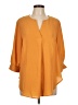 Shein Curve Orange 3/4 Sleeve Blouse Size 12 Plus (0) - photo 1