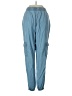 Staccato 100% Tencel Blue Cargo Pants Size S - photo 2