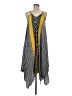 Mlle Gabrielle 100% Polyester Chevron-herringbone Gray Casual Dress Size M - photo 1