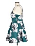 Xtraordinary 100% Polyester Floral Teal Cocktail Dress Size 11 - photo 5