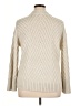 A New Day Chevron-herringbone Ivory Turtleneck Sweater Size XL - photo 2