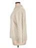 A New Day Chevron-herringbone Ivory Turtleneck Sweater Size XL - photo 5