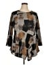 Assorted Brands Gray 3/4 Sleeve Blouse Size XL - photo 1