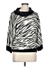 Investments Animal Print Black Pullover Sweater Size L - photo 1