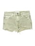 Current/Elliott Green Denim Shorts Size 27 waist - photo 1