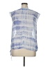 Simply Vera Vera Wang 100% Polyester Tie-dye Blue Sleeveless Blouse Size XL (petite) - photo 2