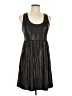 Coco Bianco Metallic Black Casual Dress Size L (estimated) - photo 1