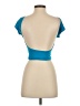 Shein Blue Short Sleeve Turtleneck Size 2 - photo 2