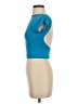 Shein Blue Short Sleeve Turtleneck Size 2 - photo 5