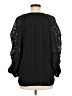 Calvin Klein 100% Polyester Black 3/4 Sleeve Blouse Size M - photo 2