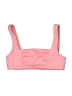 STAUD Pink Swimsuit Top Size M - photo 1