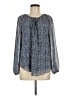Unbranded 100% Polyester Blue Long Sleeve Blouse Size M - photo 1