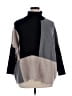 Joseph A. Color Block Gray Turtleneck Sweater Size XL - photo 1