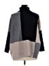 Joseph A. Color Block Gray Turtleneck Sweater Size XL - photo 2