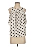 Purple Rain Ivory Sleeveless Blouse Size S - photo 1