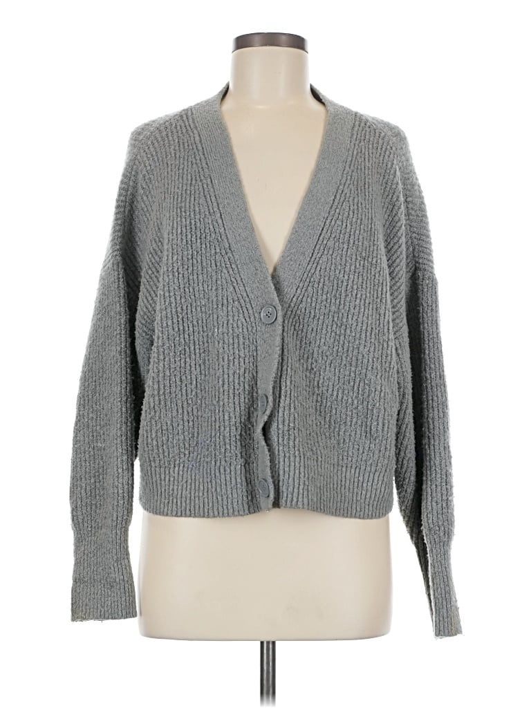 Pre-owned Danielle Bernstein Cardigan Sweater In Gray