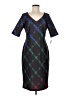Just... Taylor Argyle Black Cocktail Dress Size 8 - photo 1