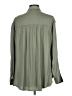 Anthropologie 100% Polyester Solid Green Long Sleeve Blouse Size L - photo 2