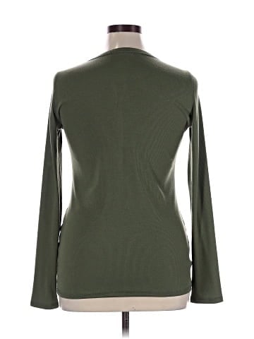 Doublju Long Sleeve Henley (view 2)