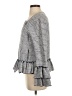 Banana Republic Stripes Gray Jacket Size 4 - photo 5