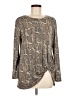 Assorted Brands Gray Long Sleeve Blouse Size M - photo 1