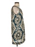Zara Paisley Blue Casual Dress Size S - photo 4