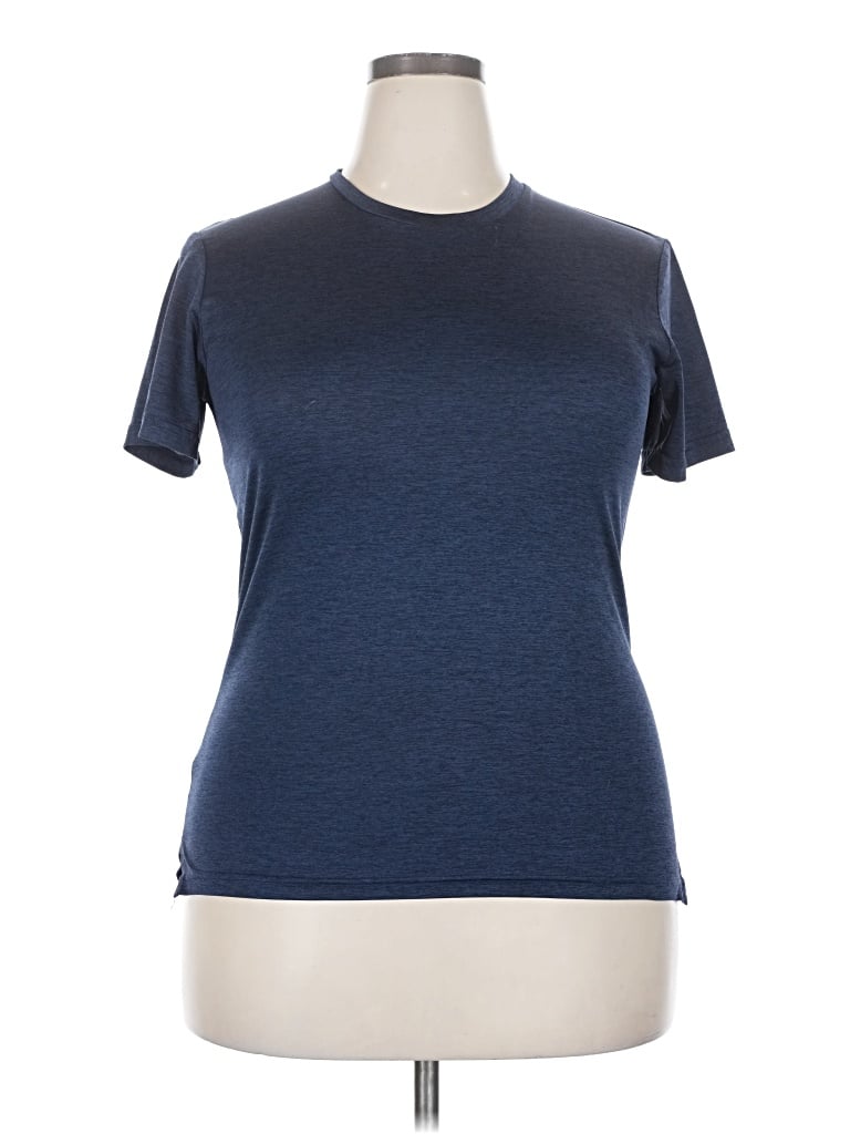 Pre-owned Zyia Active Active T-shirt In Blue