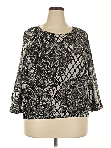 Avenue Studio 3/4 Sleeve Blouse (view 1)