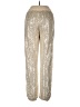 Main Strip Metallic Gold Casual Pants Size L - photo 2