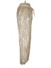 Main Strip Metallic Gold Casual Pants Size L - photo 4