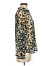 ASOS Design Animal Print Silver Long Sleeve Blouse Size 6 - photo 4