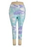 Unbranded Tie-dye Blue Teal Yoga Pants Size L (estimated) - photo 1