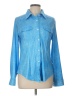 Unbranded Blue Long Sleeve Blouse Size L - photo 1