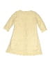 Assorted Brands 100% Polyester Ivory Dress Size 150 cm / US 12 - photo 2