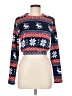 Unbranded Print Blue Pullover Sweater Size M - photo 1