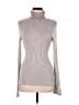 Express Gray Tan Long Sleeve Turtleneck Size M - photo 1