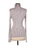 Express Gray Tan Long Sleeve Turtleneck Size M - photo 2