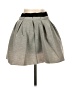 Connection 18 Solid Gray Casual Skirt Size S - photo 2