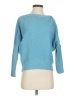 Simply Vera Vera Wang Solid Blue Pullover Sweater Size S - photo 1