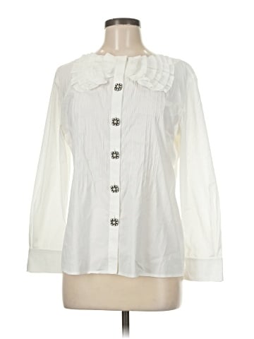 St. John Couture Long Sleeve Blouse (view 1)