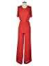 BCBGMAXAZRIA 100% Polyester Solid Red Jumpsuit Size XS - photo 1